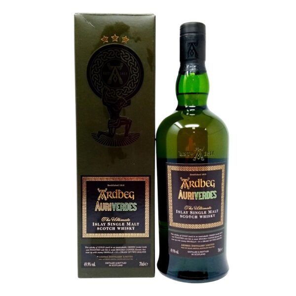Ardbeg Auriverdes มีอายุในการบ่มนานเท่าไร?