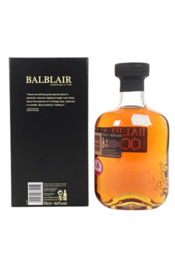 ราคาโดยเฉลี่ยของ Balblair 2000 Vintage 2nd Release ในตลาดตอนนี้คือเท่าไหร่?