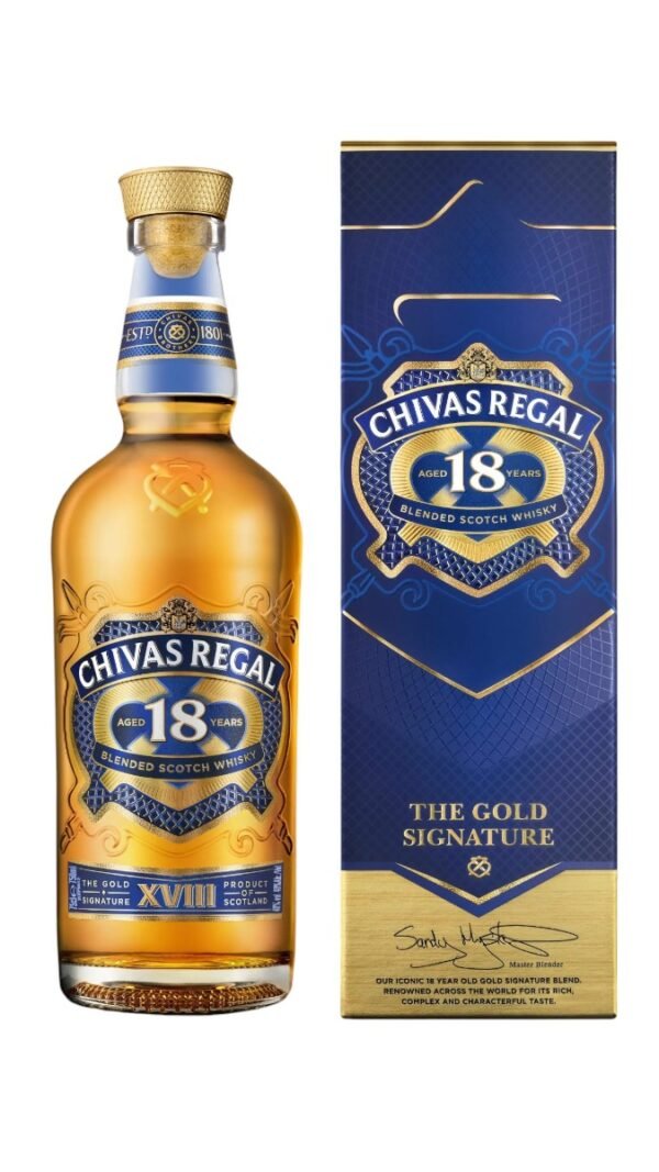 Chivas Regal 18 Year Gold Signature มีส่วนผสมอะไรบ้าง?