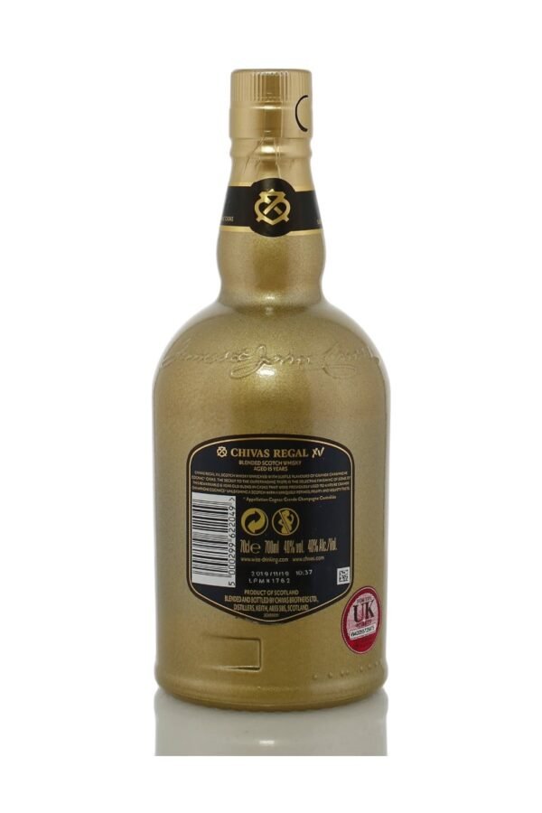 ราคาขายปลีกเฉลี่ยของ Chivas Regal XV 15 ปี อยู่ที่ประมาณเท่าไหร่?
