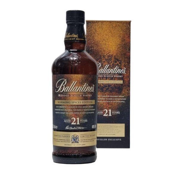 What is Ballantine's 21 Years Old Warming Spices Edition, and how does it differ from the standard Ballantine's 21 Year Old?