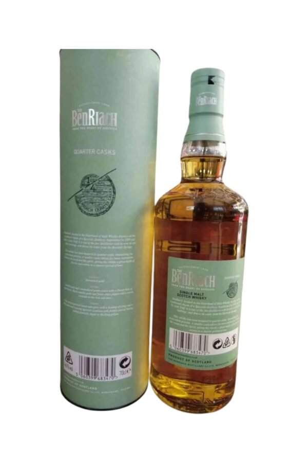 มีข้อมูลอะไรเกี่ยวกับการผลิต Benriach Quarter Casks ในระดับสูงไหม?