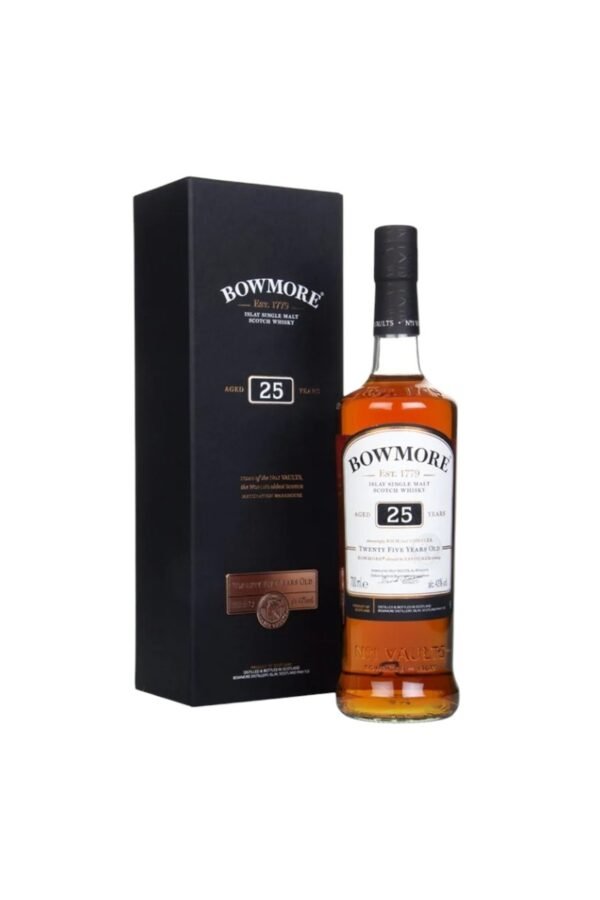 Bowmore 25 Year Old มีส่วนผสมของแอลกอฮอล์มากเพียงใด?