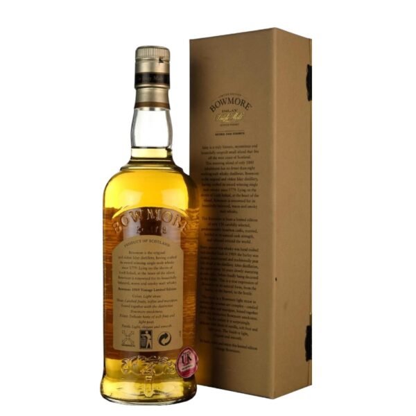 Bowmore Bourbon Matured Cask Strength 1989 มีลักษณะเฉพาะอะไรบ้าง?