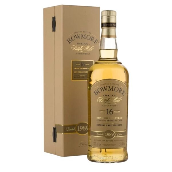 ราคาปัจจุบันของ Bowmore Bourbon Matured Cask Strength 1989 อยู่ที่ประมาณเท่าไหร่?