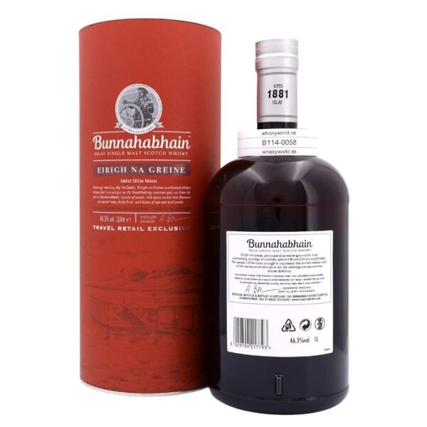 Bunnahabhain Eirigh Na Greine มีประวัติความเป็นมาอย่างไร?
