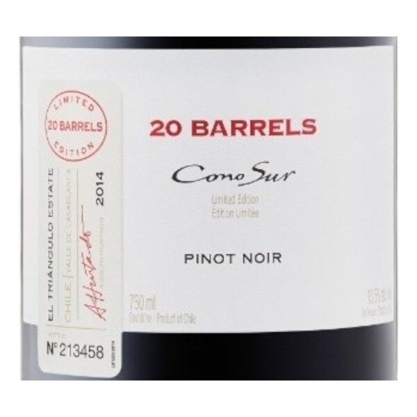Cono Sur 20 Barrels Syrah 2015 มาจากภูมิภาคใด?