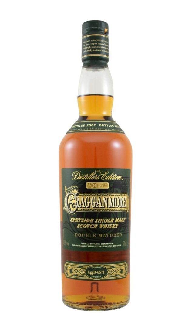 ข้อมูลเกี่ยวกับการผลิตและการเก็บรักษาของ Cragganmore 2007 Distillers Edition มีอะไรบ้าง?