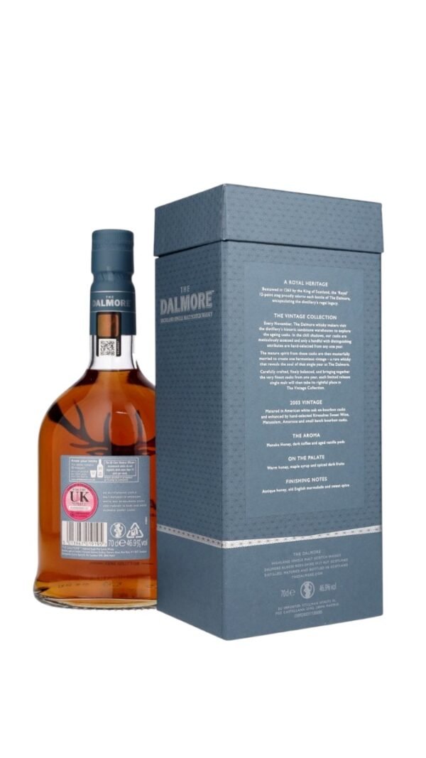 ปริมาณแอลกอฮอล์ใน Dalmore 18 Year Old 2003 เป็นเท่าไหร่?