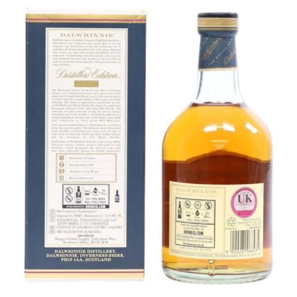 Dalwhinnie 2006 Distillers Edition มีลักษณะพิเศษอะไรบ้าง?