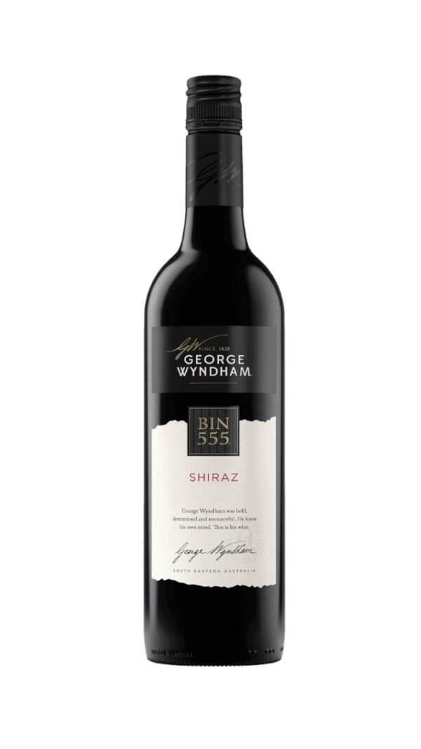 พวกเขาแนะนำให้จับคู่กับอาหารประเภทไหนสำหรับ George Wyndham Bin 555 Shiraz 2017?