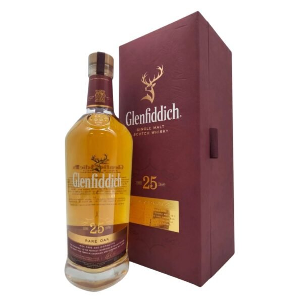 ราคาของ Glenfiddich 25 ปี ปัจจุบันอยู่ที่ประมาณเท่าไร?