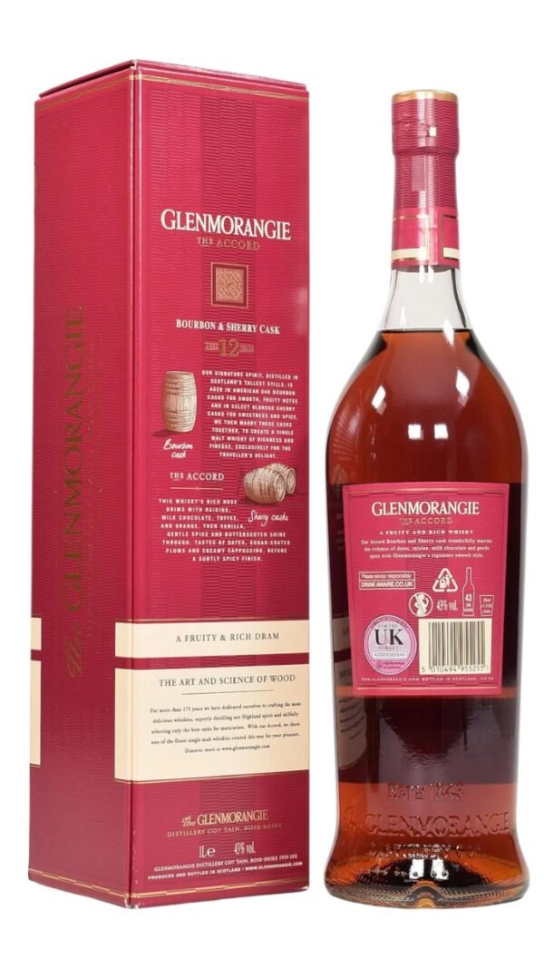 สามารถจับคู่ Glenmorangie Accord 12 กับอาหารประเภทใดได้บ้าง?