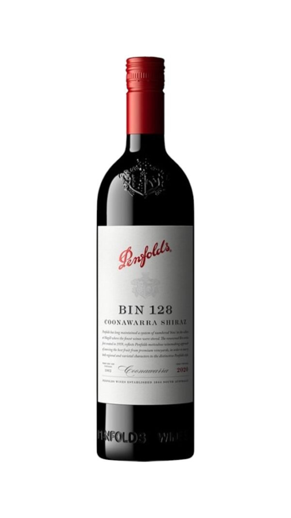 เนื้อองุ่นที่ใช้ใน Penfolds Bin 128 Coonawarra Shiraz 2019 มาจากแหล่งไหน?