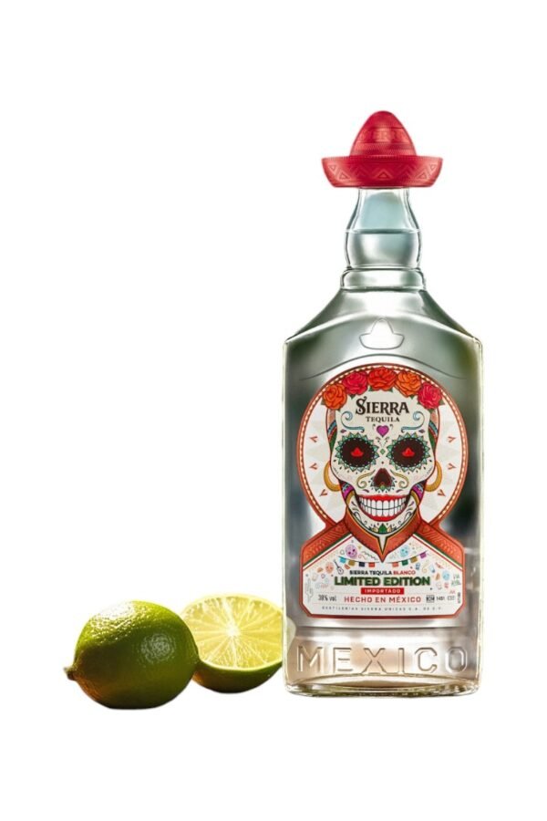 What are the packaging and branding features of Sierra Tequila Blanco?