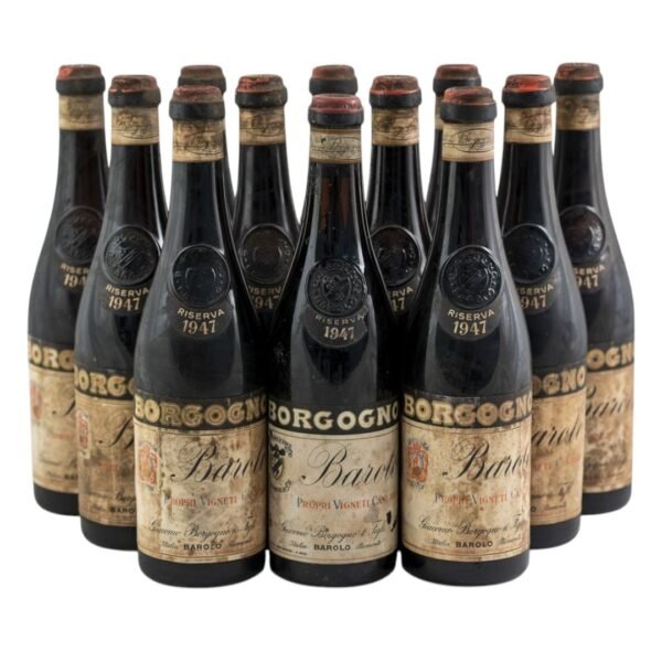 1947 Barolo Giacomo Borgogno Riserva ผลิตจากองุ่นพันธุ์ใด?