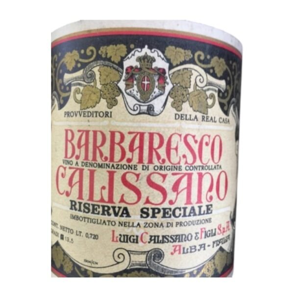 ไวน์ 1952 Barbaresco Riserva Luigi Calissano คืออะไร และมีความสำคัญอย่างไรในวงการไวน์ Barbaresco?
