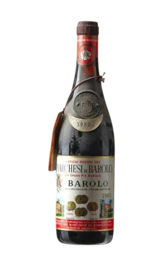 What are the ideal storage conditions for preserving the 1952 Barolo Marchesi di Barolo?