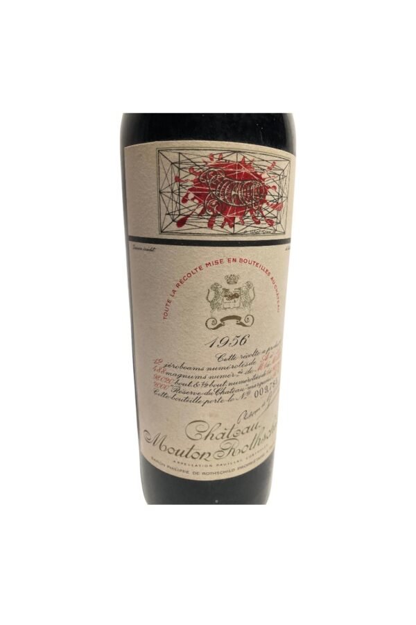 องุ่นของ Chateau Mouton Rothschild 1956 ถูกเก็บเกี่ยวในช่วงใด?