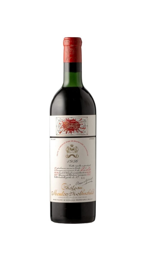มีข้อมูลประวัติศาสตร์เกี่ยวกับ Chateau Mouton Rothschild 1956 ที่น่าสนใจหรือไม่?