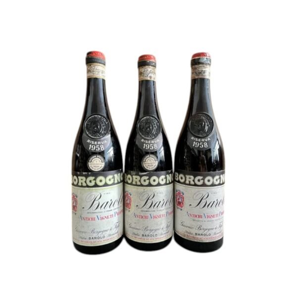 แหล่งปลูกองุ่นที่ใช้ใน 1958 Barolo Giacomo Borgogno มาจากไหน?