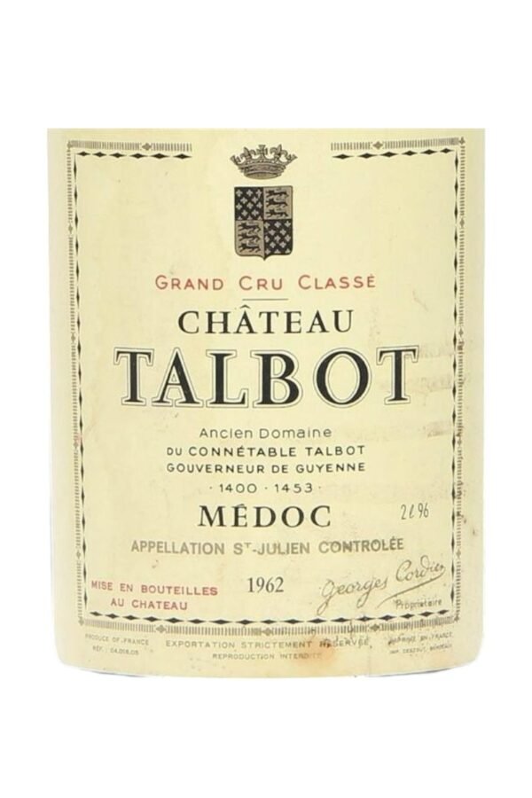 1962 Chateau Talbot มีรสชาติและกลิ่นที่โดดเด่นอย่างไร?