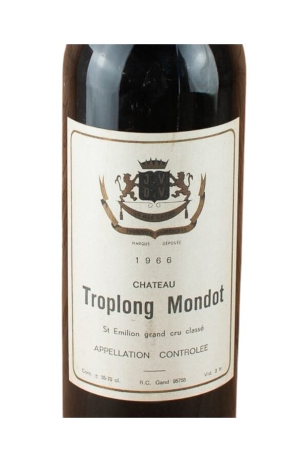 1966 Chateau Troplong Mondot สามารถเก็บไว้ได้นานแค่ไหนในสภาพที่เหมาะสม?