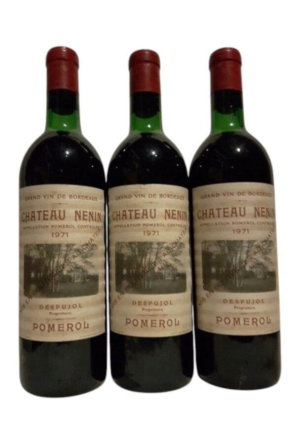 How do weather and growing conditions for 1971 in Bordeaux affect the quality of Chateau Nenin?