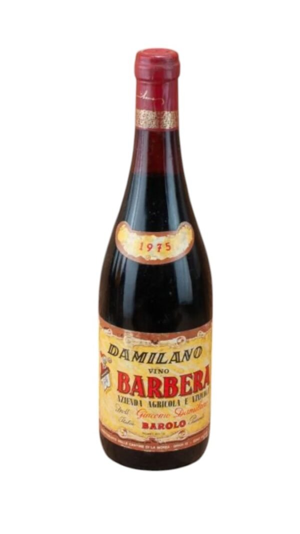 1975 Barbera d'Alba Dott. Giacomo Damilano ผ่านการบ่มในถังไม้กี่ปี?