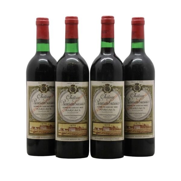 1975 Chateau Rauzan Gassies มีลักษณะเฉพาะอะไรที่ทำให้มันน่าสนใจในตลาดไวน์?