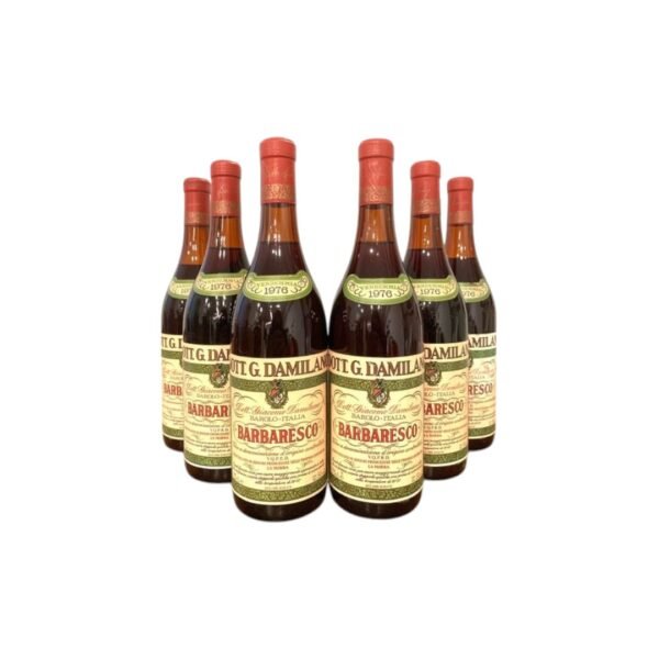 องุ่นที่ใช้ในการผลิต 1976 Barbaresco Riserva Giacomo Damilano มีสายพันธุ์อะไรบ้าง?