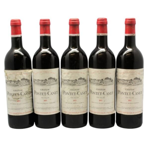 องุ่นพันธุ์ที่ใช้ในการผลิต 1977 Chateau Pontet Canet มีอะไรบ้าง?