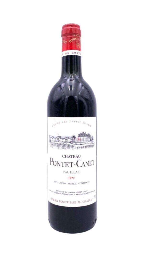การผลิตไวน์ในปี 1977 ของ Chateau Pontet Canet ใช้กระบวนการหรือเทคนิคใดที่โดดเด่น?