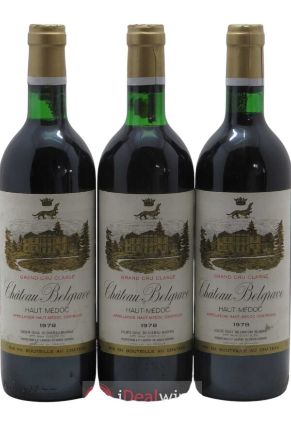 1978 Chateau Belgrave ได้รับรางวัลหรือการรับรองใด ๆ หรือไม่?