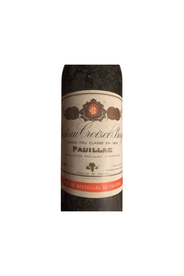 1981 Chateau Croizet Bages ถูกผลิตในปริมาณมากหรือน้อยเมื่อเปรียบเทียบกับปีอื่น ๆ?