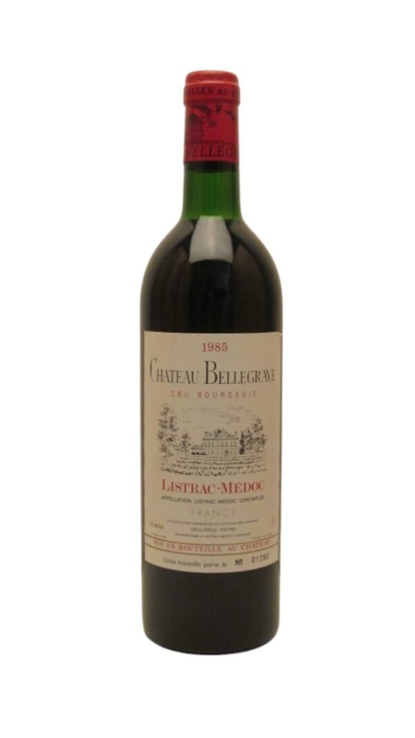 1985 Chateau Bellegrave ผ่านการบ่มในถังไม้กี่ปี?