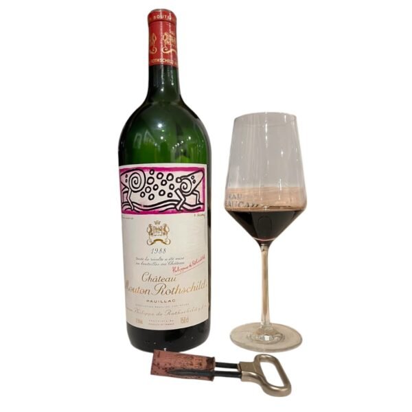 ส่วนประกอบขององุ่นที่ใช้ใน 1988 Chateau Mouton Rothschild มีสัดส่วนอย่างไร?