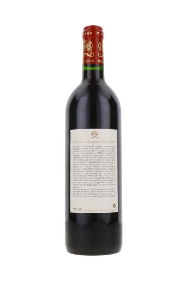อาหารประเภทใดเหมาะสำหรับการจับคู่กับ 1996 Chateau Mouton Rothschild?