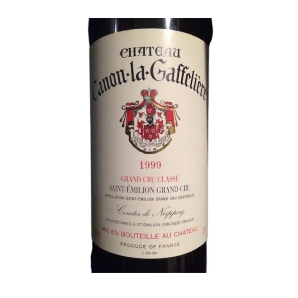 องุ่นพันธุ์ใดที่ใช้ในกระบวนการผลิต 1999 Chateau Canon La Gaffeliere?