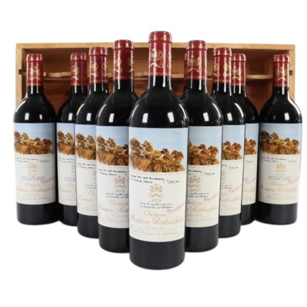 การผลิตและกระบวนการบ่มของ Chateau Mouton Rothschild ในปี 2004 มีลักษณะเฉพาะอย่างไร?