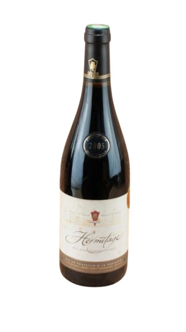 ไวน์ 2005 Hermitage Nobles Rives มีการบ่มในถังไม้กี่ปี?