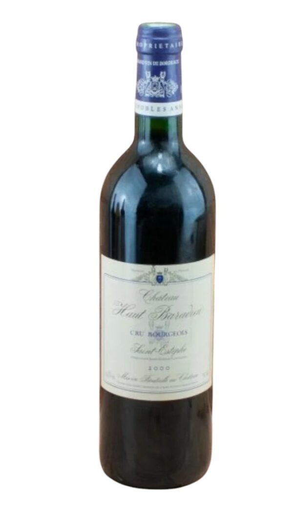 ลักษณะของ Tannin และ Acidity ใน 2000 Chateau Haut Baradieu เป็นอย่างไร?