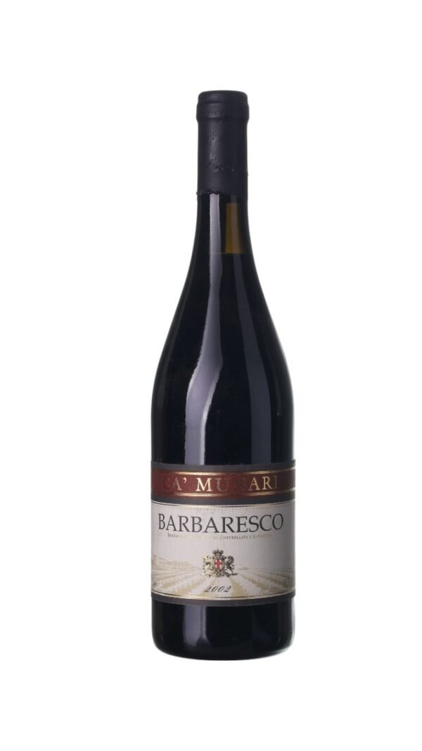 ราคาเฉลี่ยของ 2002 Barbaresco Ca' Munari ในตลาดปัจจุบันคือเท่าไหร่?