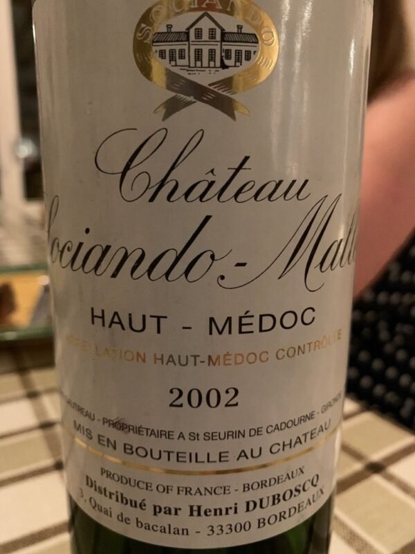 Chateau Sociando Mallet แนะนำ 🥂.