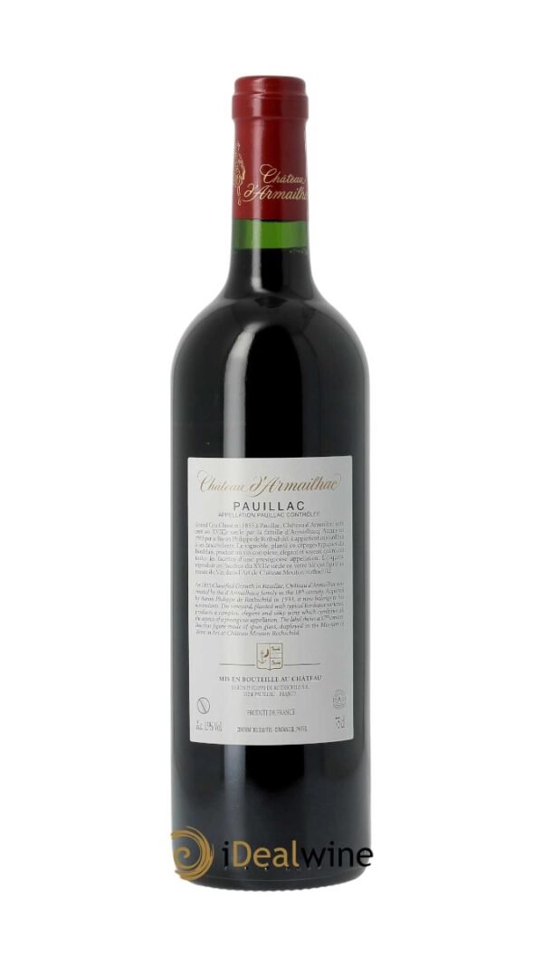1995 Chateau d'Armailhac เปรียบเทียบกับ 2004 อย่างไร?