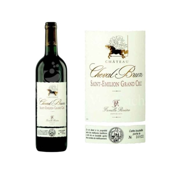2005 Chateau Cheval Brun ใช้องุ่นพันธุ์ใดในส่วนผสมหลัก?