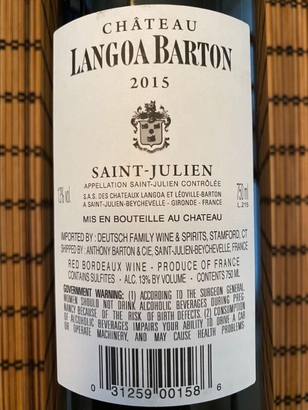 Chateau Langoa Barton ไวน์แดง 🍇,